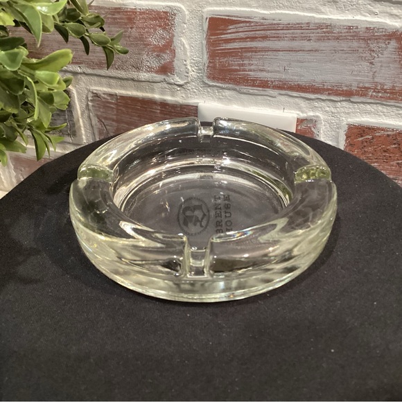Vintage Brent House Glass Ashtray - Solid - Heavy - Excellent - Collectible - Picture 4 of 9
